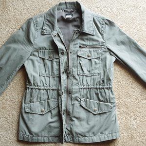 J Crew Utility Jacket Olive Green
